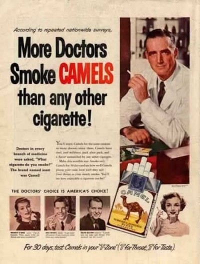 doctors smoke camels