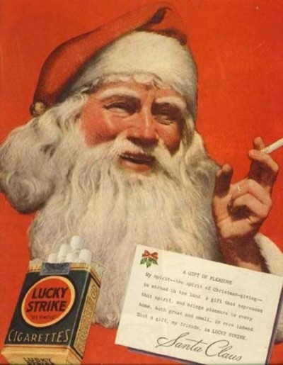 smoking santa