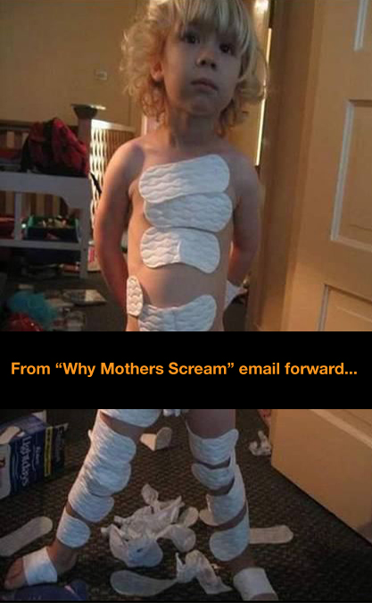 Why Mothers Scream email forward