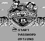 Animaniacs, opening screen on original Mac