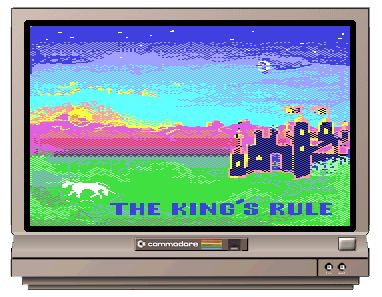 The King's Rule, Commodore 64 Game Screenshot