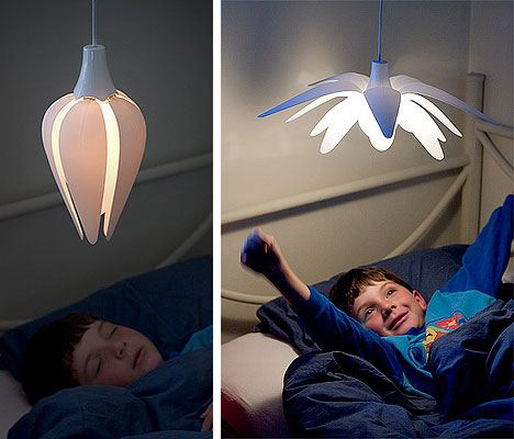 self-adjusting lamp