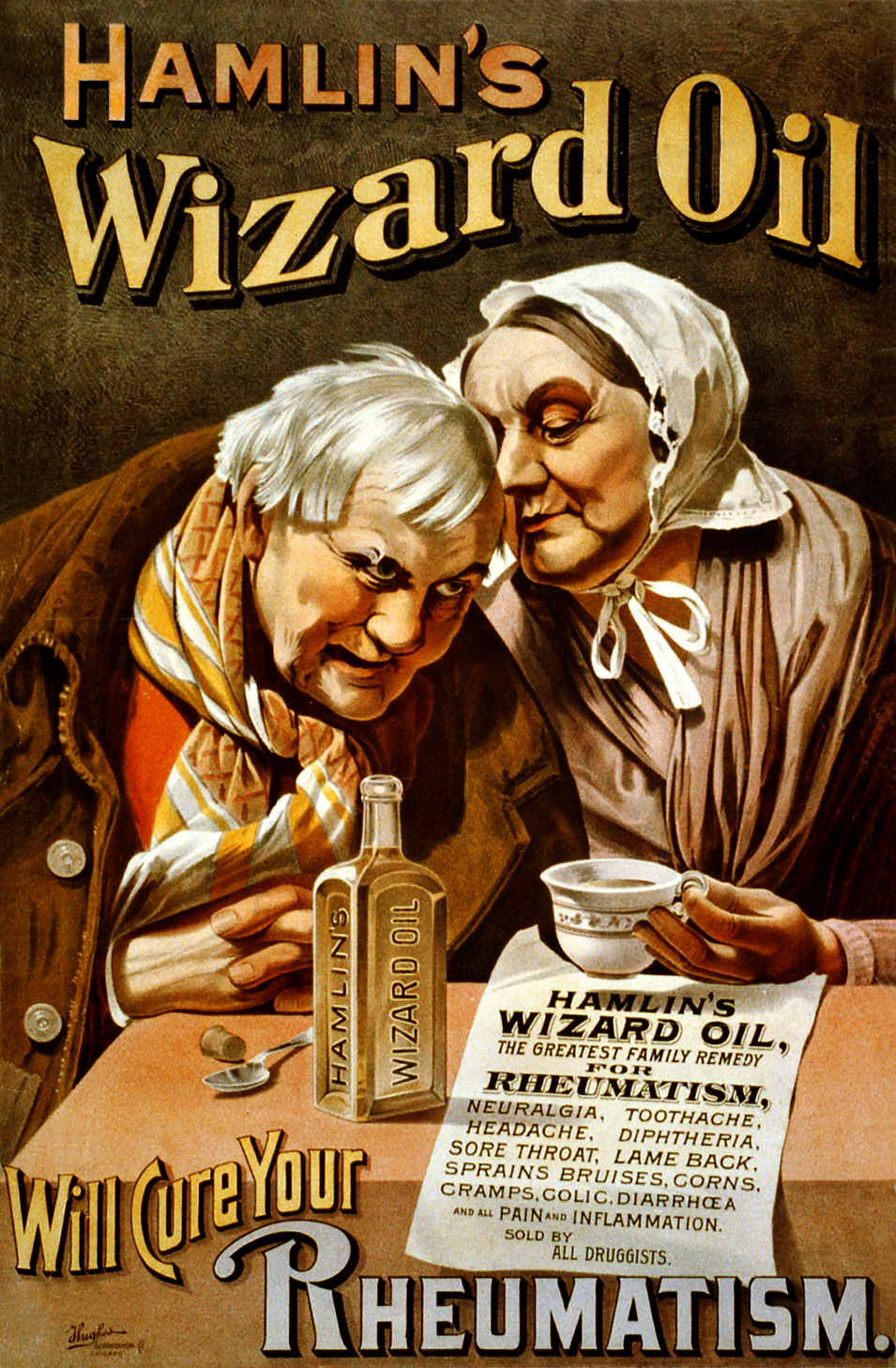 Hamlins wizard oil poster