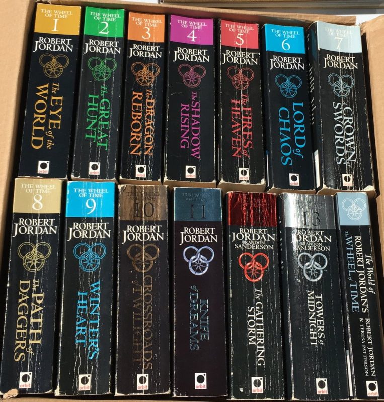 Wheel of Time Spines