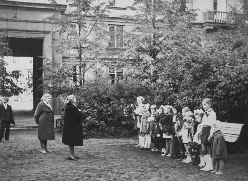 Dvor September 1 1972, first day of first grade