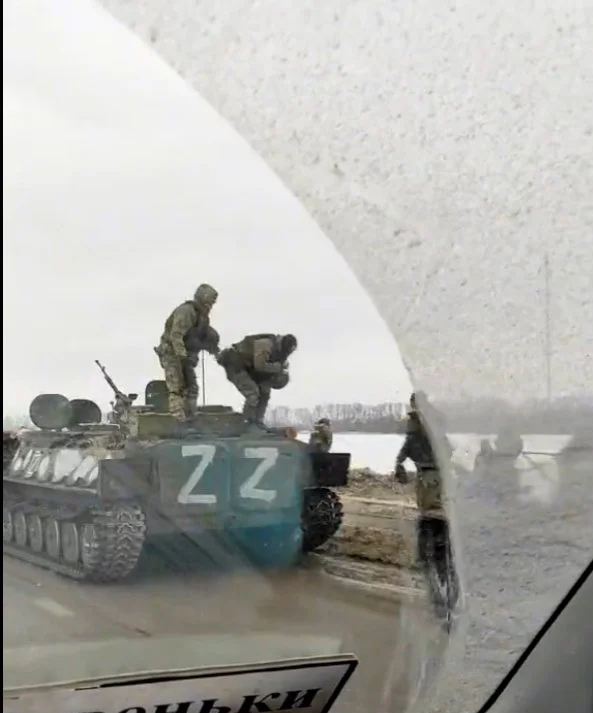z on Russian Tanks in Ukraine