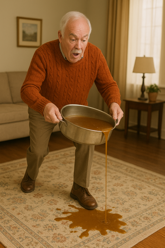 Spilling Thanksgiving Gravy