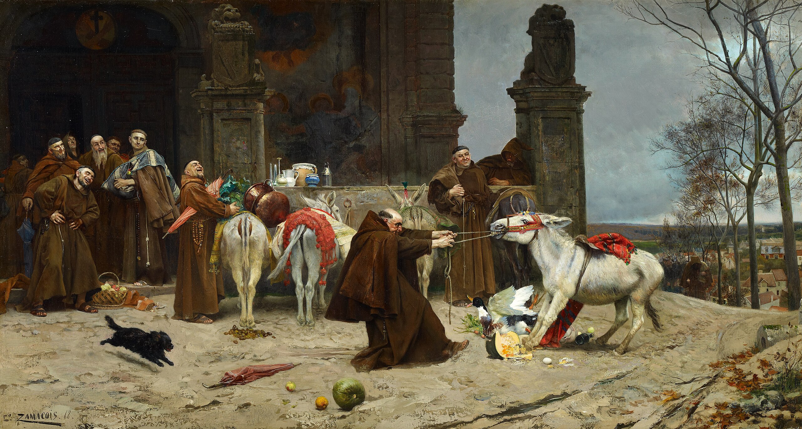 Return to the Convent, by Eduardo Zamacois y Zabala, 1868